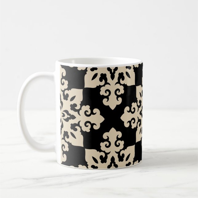 Asiatisches Ziermotorikmuster Kaffeetasse (Links)