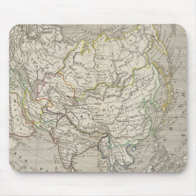 Asien 11 mousepad (Vorne)