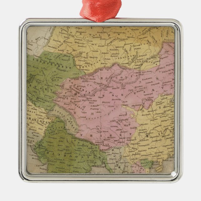 Asien 12 ornament aus metall (Vorne)