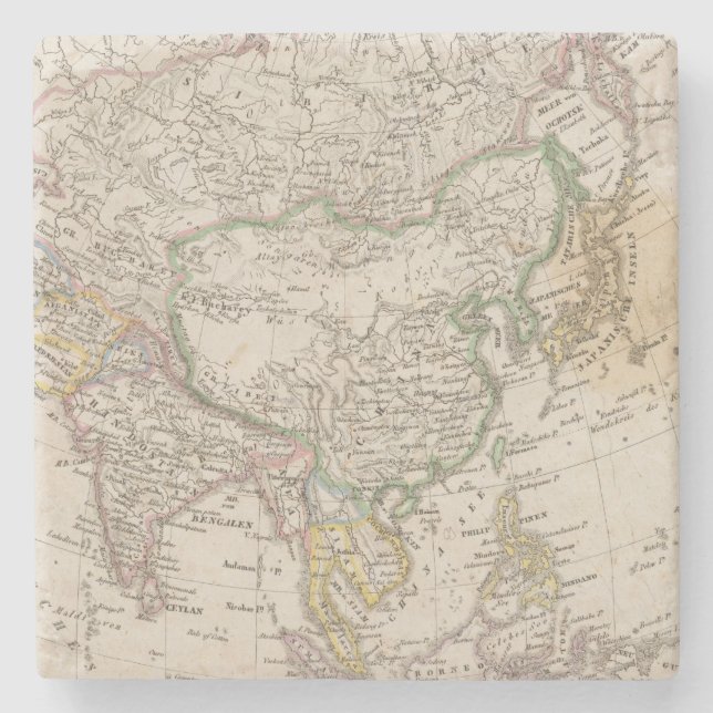 Asien 13 steinuntersetzer (Vorderseite)