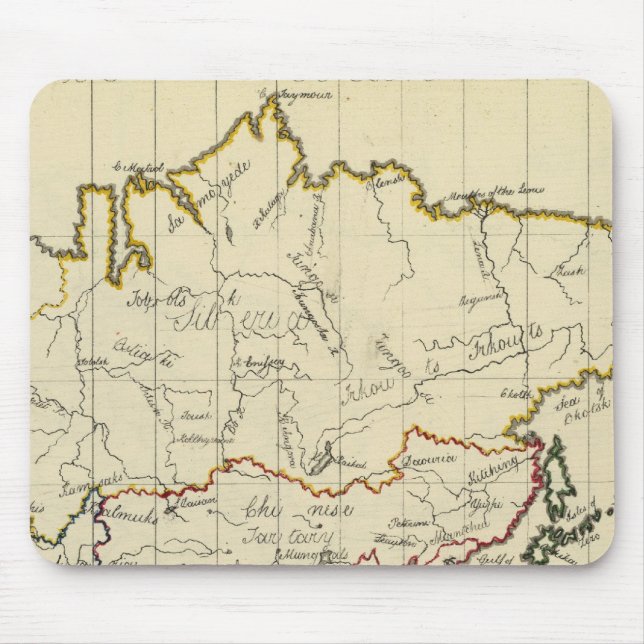 Asien 15 mousepad (Vorne)