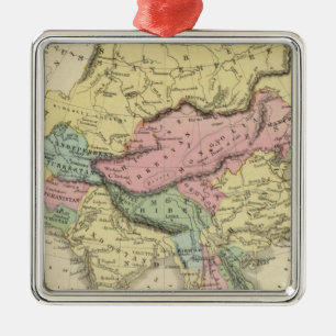 Asien 15 silbernes ornament