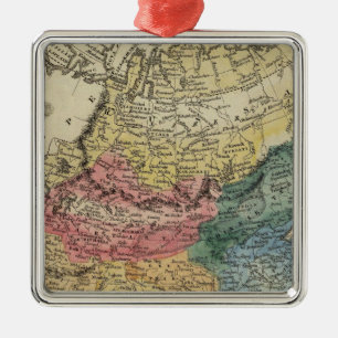 Asien 16 silbernes ornament