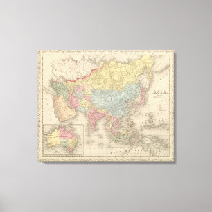 Asien 17 leinwanddruck