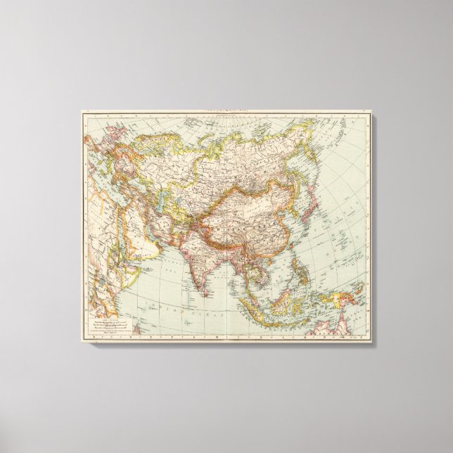 Asien 17 leinwanddruck (Vorderseite)