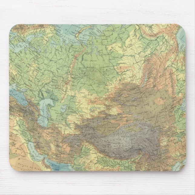 Asien 19 mousepad (Vorne)