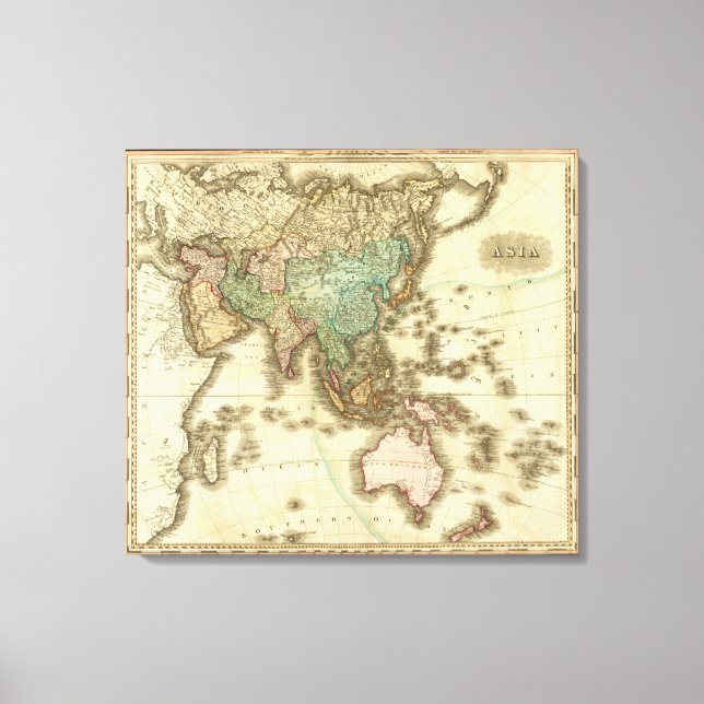 Asien 20 leinwanddruck (Vorderseite)