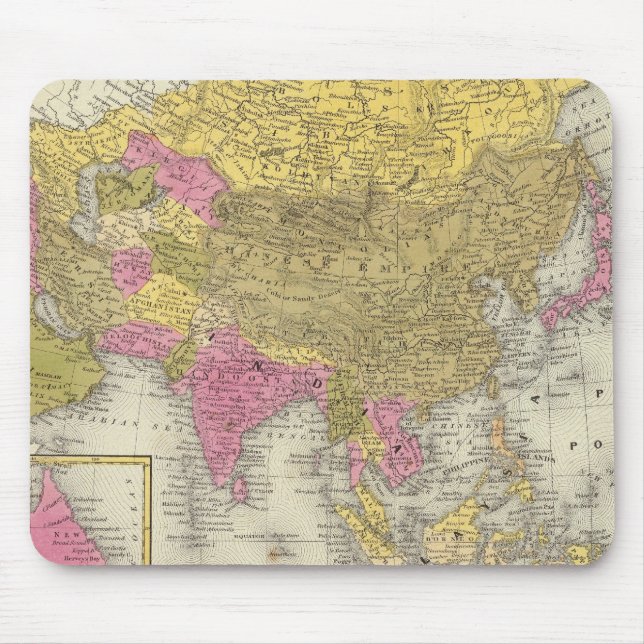Asien 20 mousepad (Vorne)