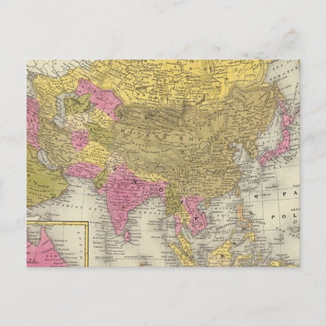 Asien 20 postkarte (Vorderseite)