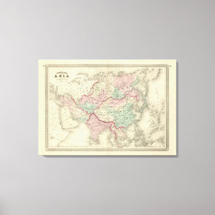 Asien 21 leinwanddruck