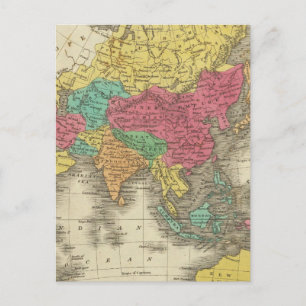 Asien 21 postkarte