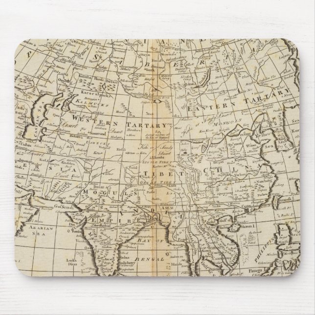 Asien 23 mousepad (Vorne)