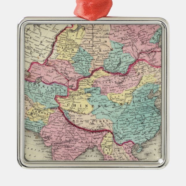 Asien 24 ornament aus metall (Vorne)