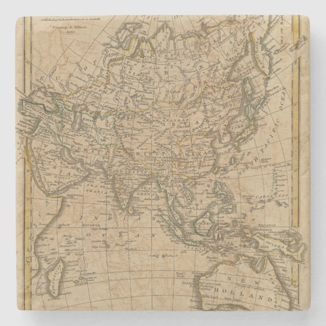 Asien 24 steinuntersetzer (Vorderseite)