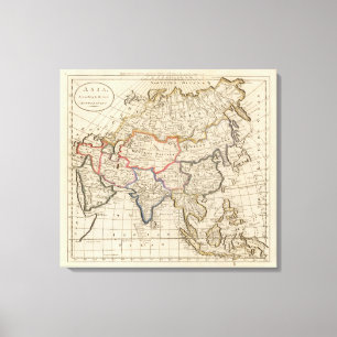 Asien 25 leinwanddruck