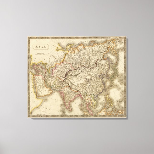 Asien 25 leinwanddruck (Vorderseite)