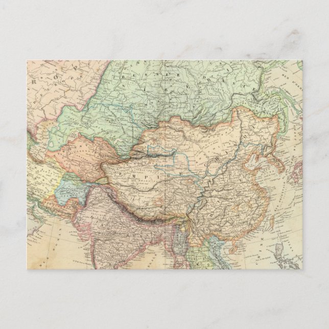 Asien 25 postkarte (Vorderseite)