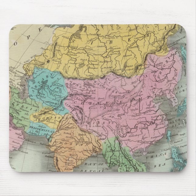 Asien 26 mousepad (Vorne)