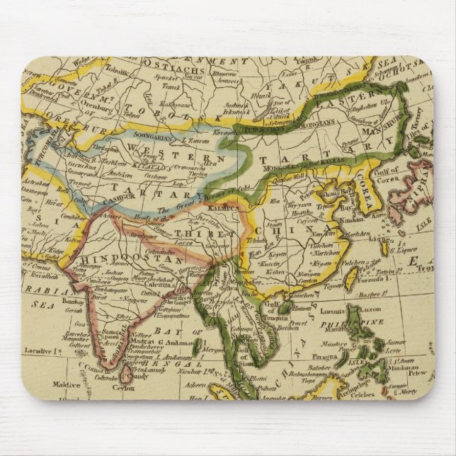 Asien 27 mousepad (Vorne)