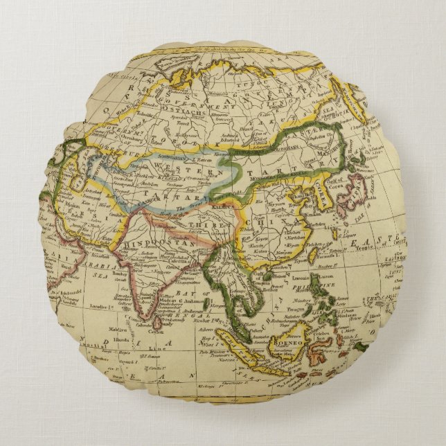 Asien 27 rundes kissen (Vorderseite)