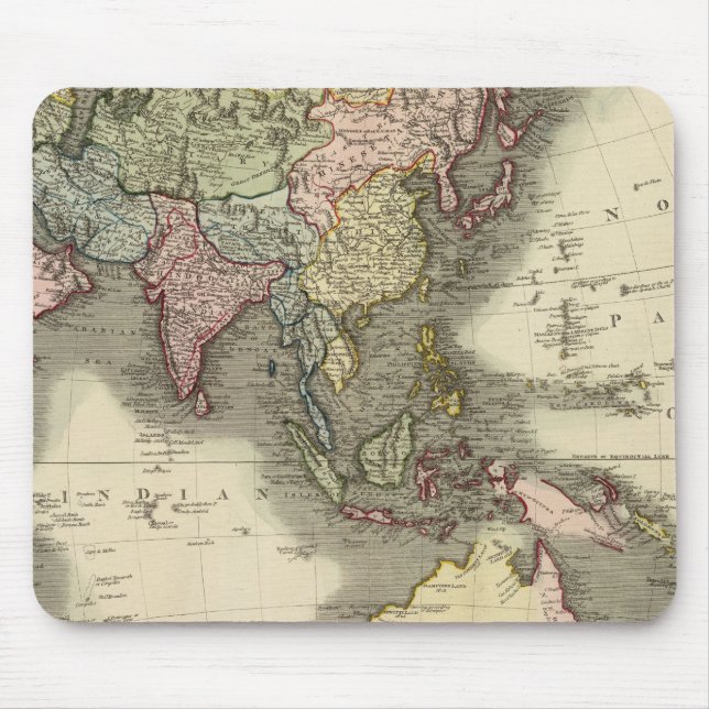 Asien 28 mousepad (Vorne)