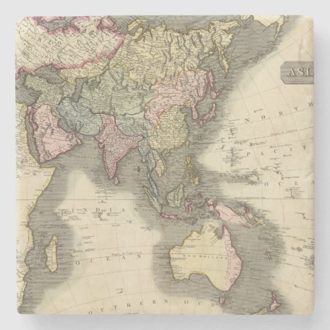 Asien 28 steinuntersetzer (Vorderseite)