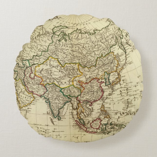Asien 29 rundes kissen (Vorderseite)