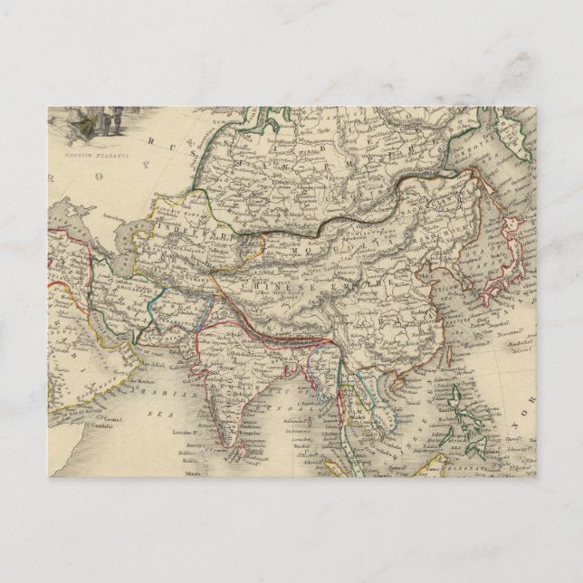 Asien 31 postkarte (Vorderseite)