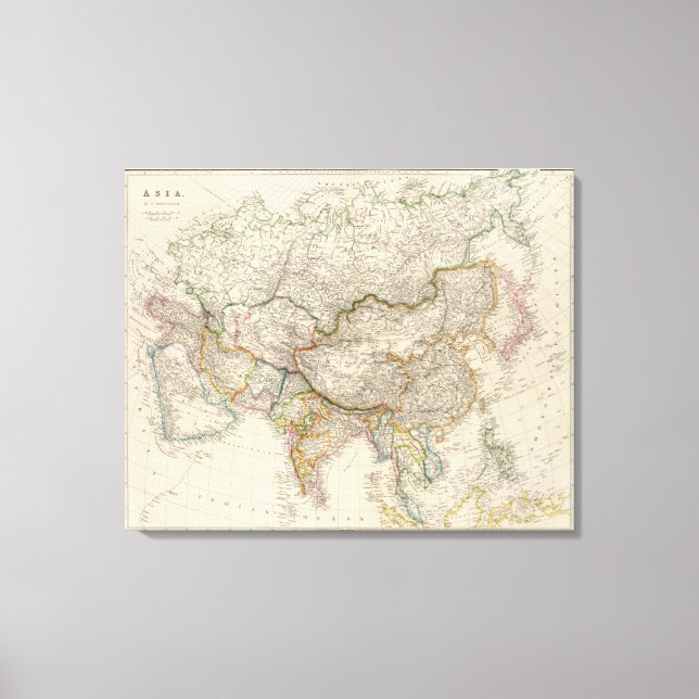 Asien 33 leinwanddruck (Vorderseite)