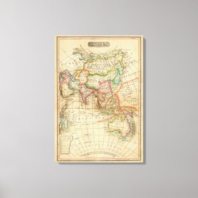 Asien 34 leinwanddruck (Vorderseite)