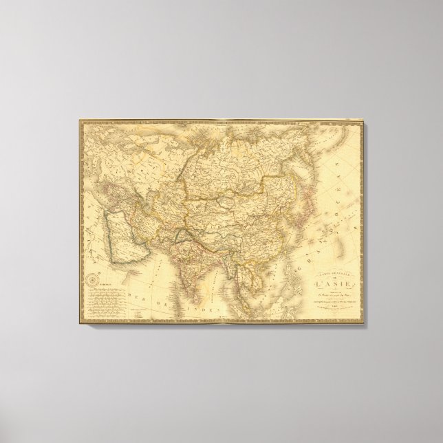 Asien 34 leinwanddruck (Vorderseite)