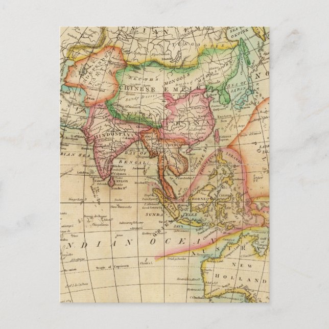 Asien 35 postkarte (Vorderseite)