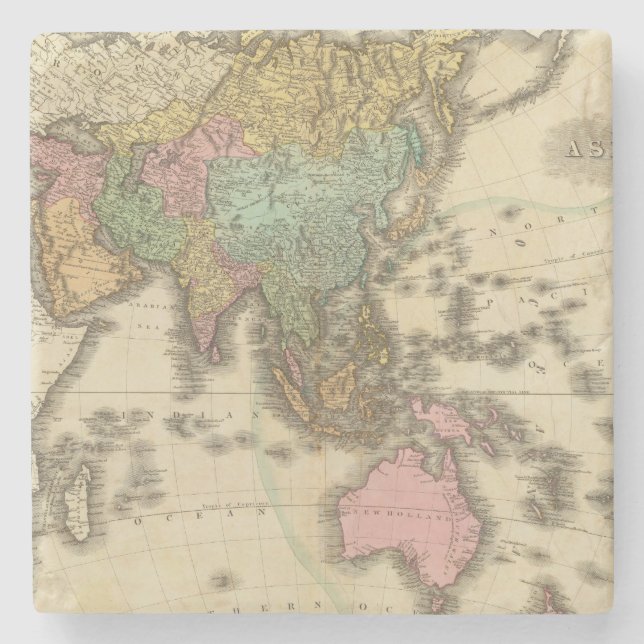 Asien 39 steinuntersetzer (Vorderseite)