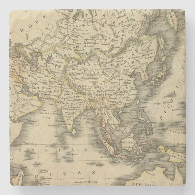 Asien 3 2 steinuntersetzer (Vorderseite)