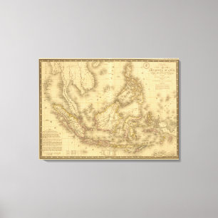 Asien 3 leinwanddruck