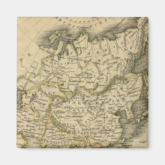 Asien 3 magnet (Vorne)