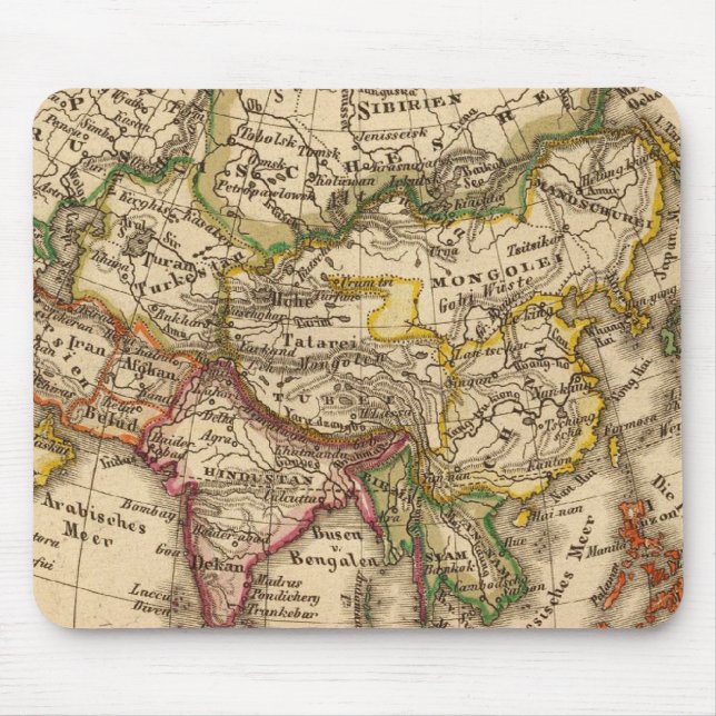 Asien 3 mousepad (Vorne)