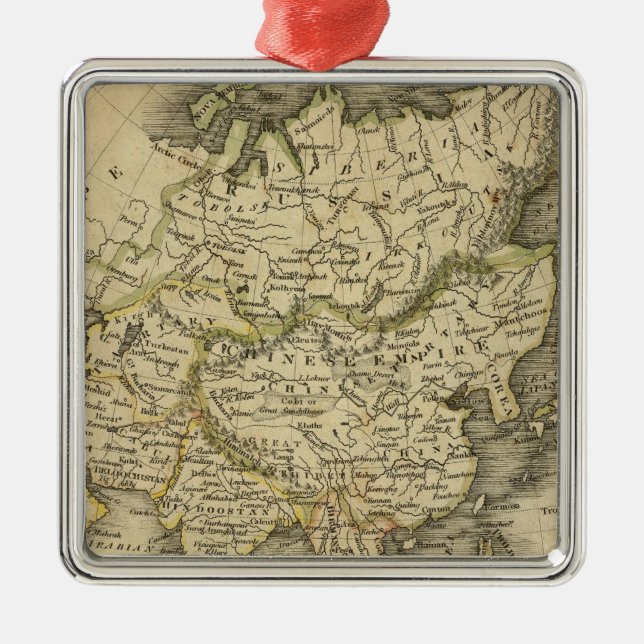 Asien 3 silbernes ornament (Vorne)