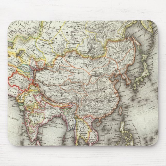 Asien 45 mousepad (Vorne)