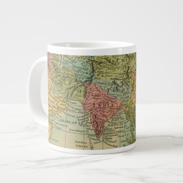 Asien 4 Jumbo-Tasse (Vorderseite Links)