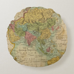 Asien 4 rundes kissen