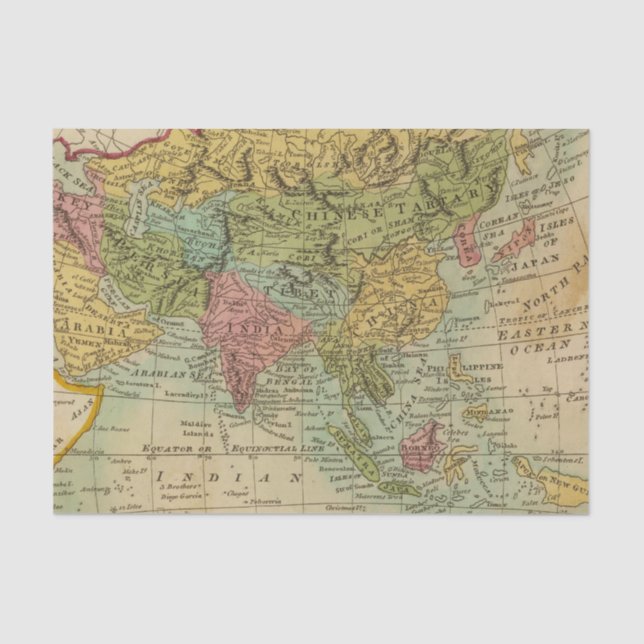 Asien 4 seidenpapier (Vorderseite)