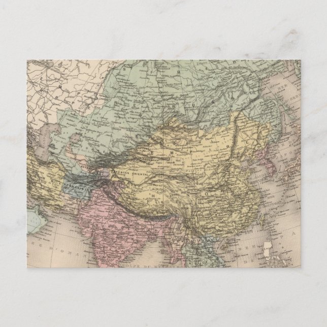 Asien 6 postkarte (Vorderseite)