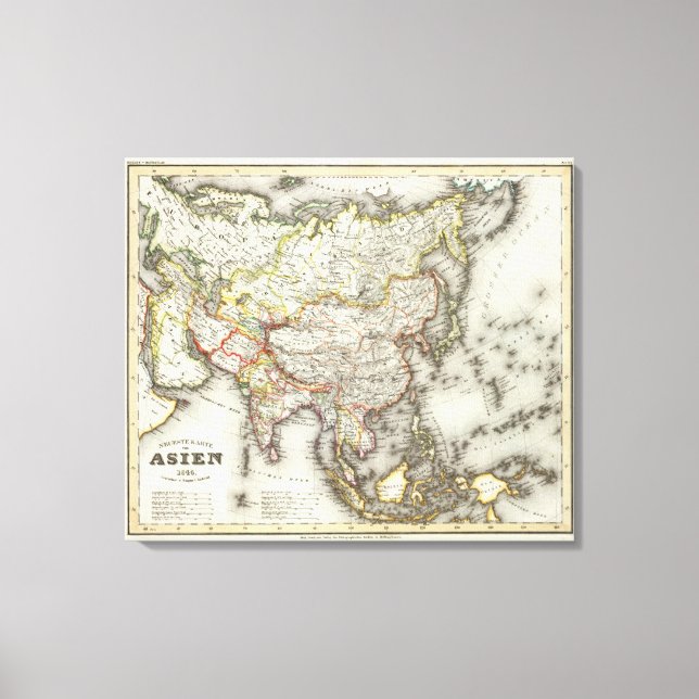 Asien 7 leinwanddruck (Vorderseite)