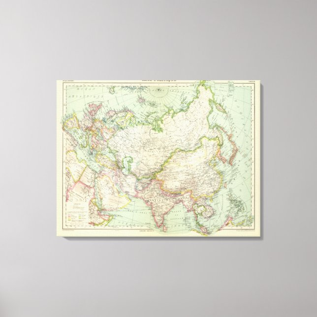 Asien 7 leinwanddruck (Vorderseite)