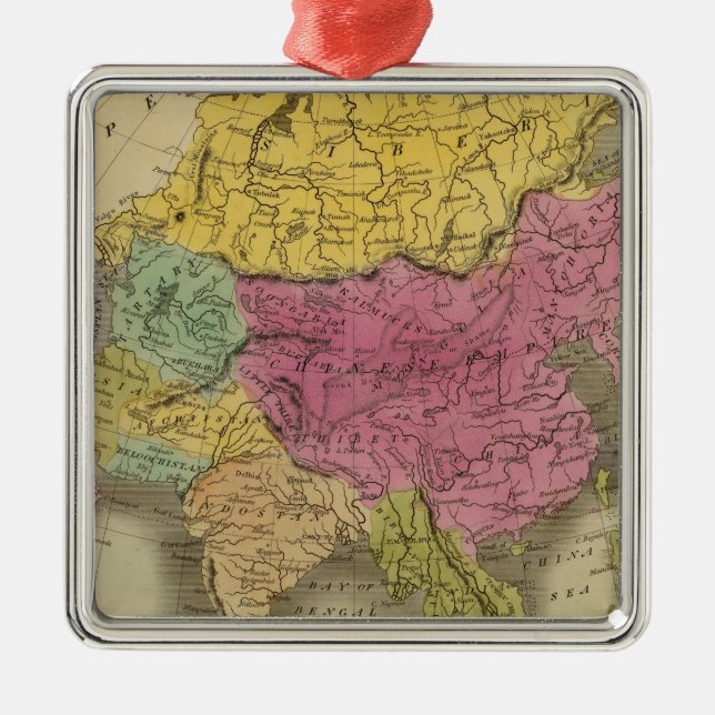 Asien 8 ornament aus metall (Vorne)