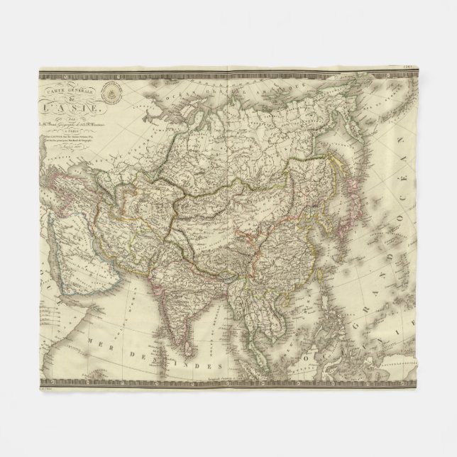 Asien 9 fleecedecke (Vorderseite (Horizontal))