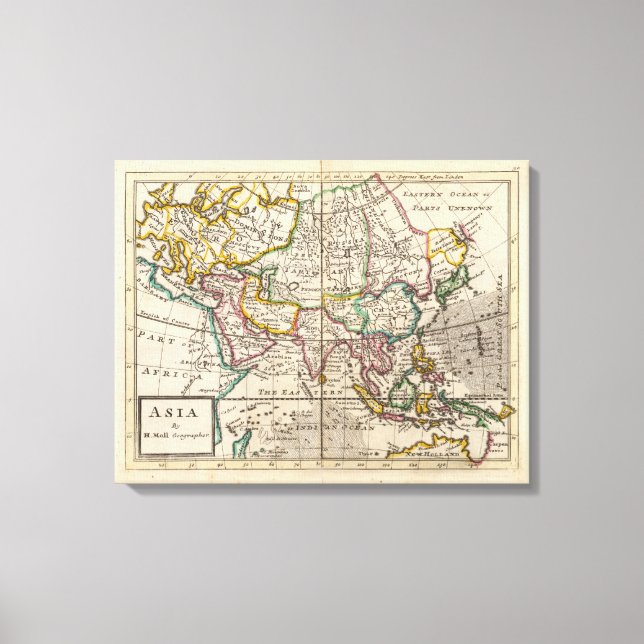 Asien 9 leinwanddruck (Vorderseite)