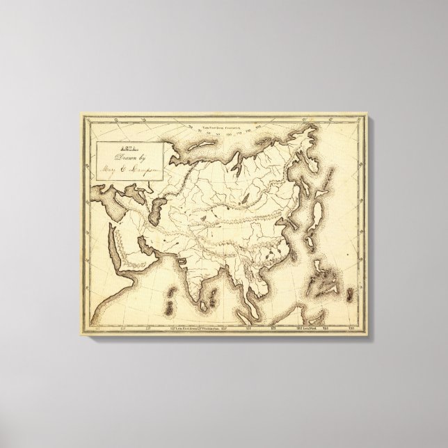 Asien 9 leinwanddruck (Vorderseite)