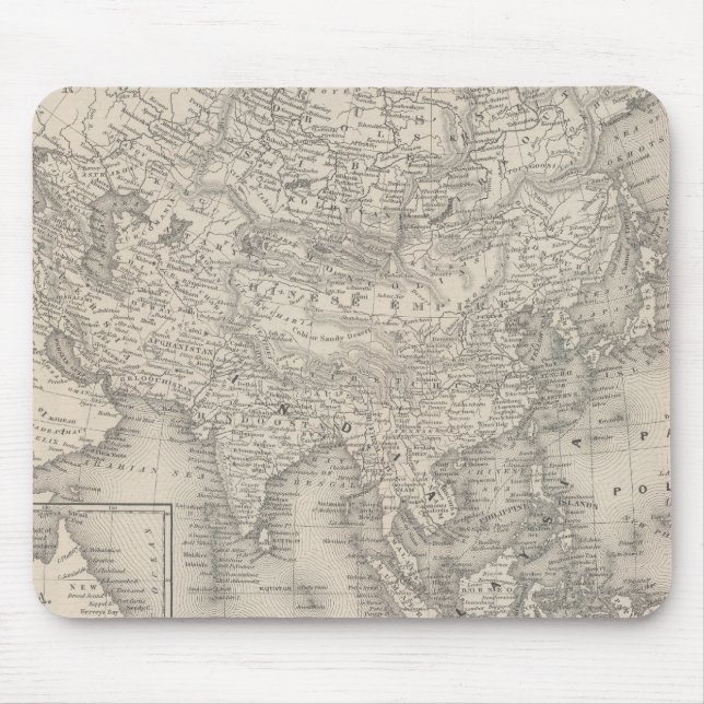 Asien 9 mousepad (Vorne)